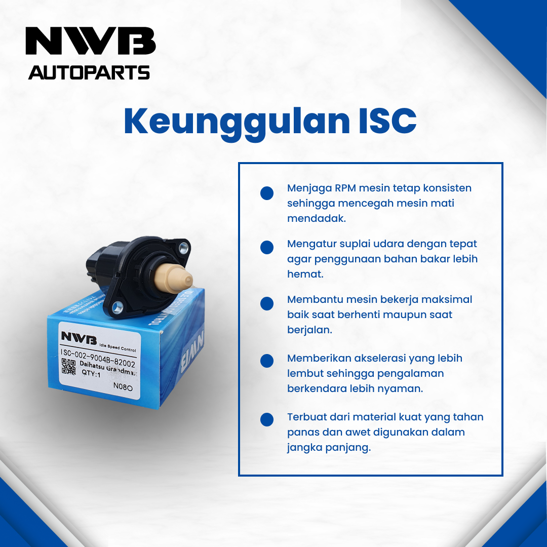 Idle Speed Control Mobil ISC-002 Daihatsu Grandmax | Daihatsu Luxio | Toyota Agya Old | Daihatsu Ayla Old – Stabilkan RPM Mesin - Image 3