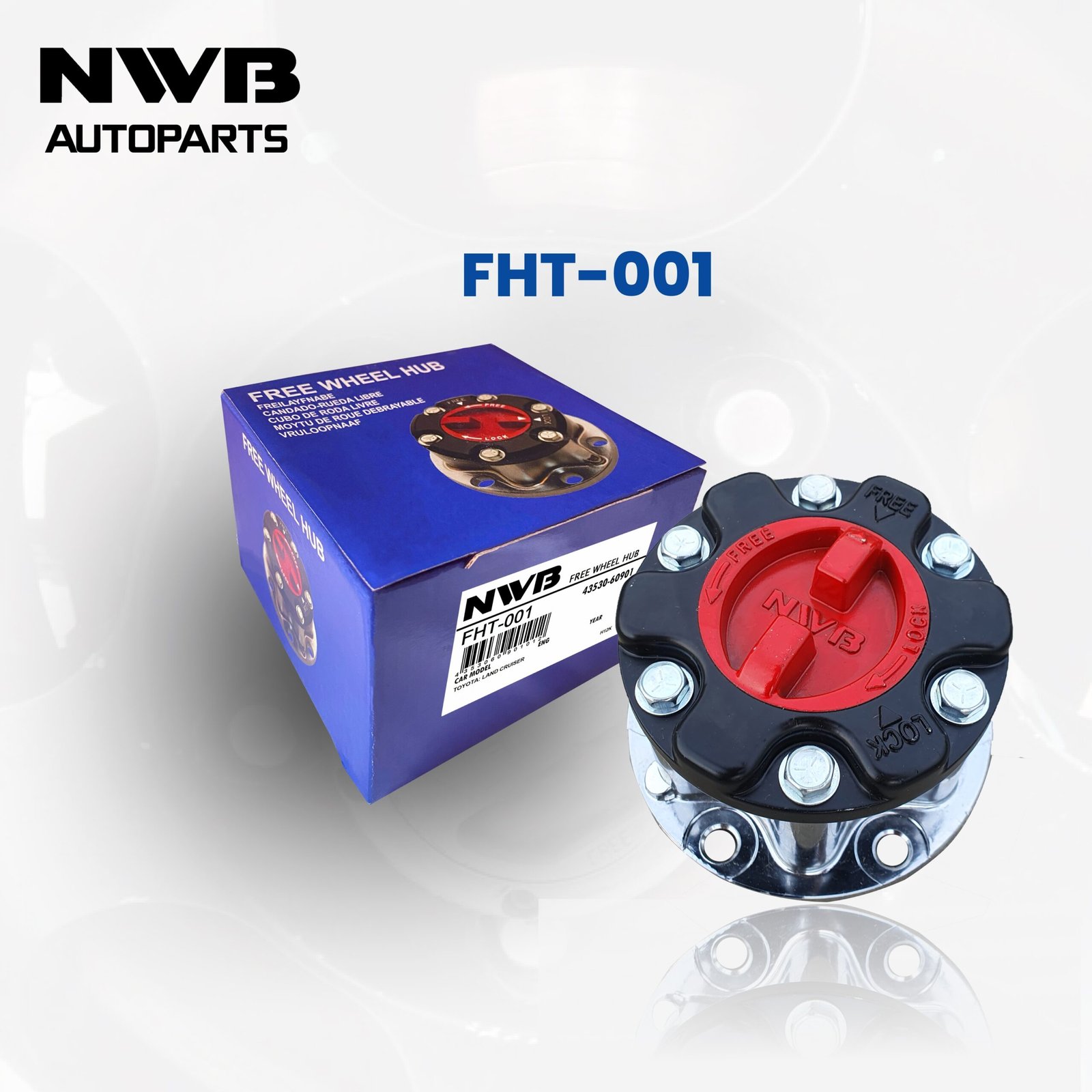 NWB Freelock / Free Wheel Hub Mobil 4x4 Toyota Fj40 - FHT-001 (2Pcs) - Image 2