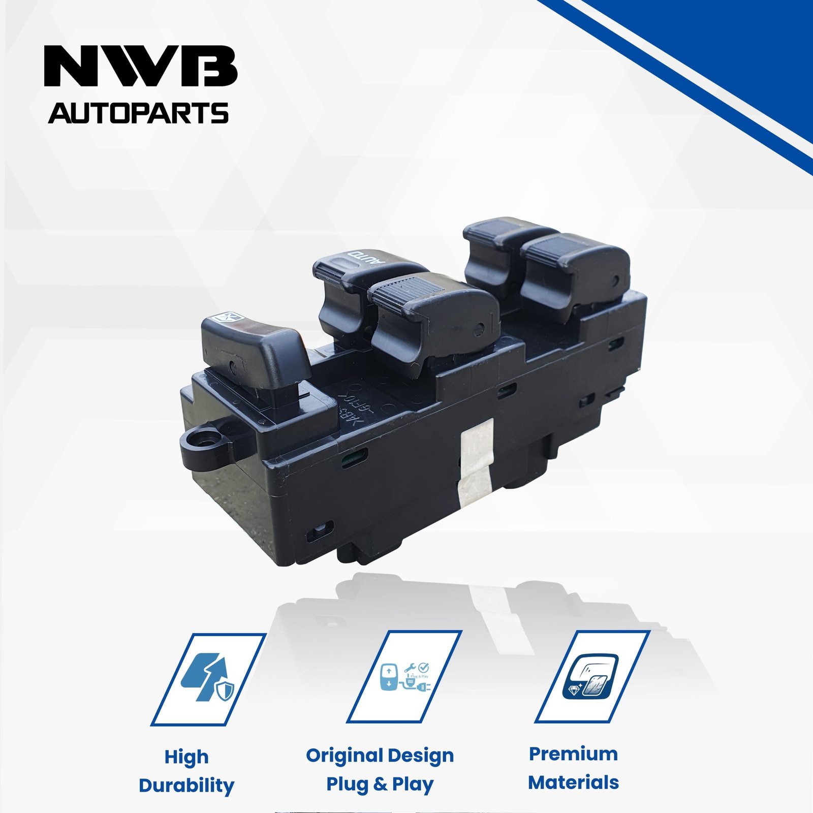 NWB Switch Power Window Saklar Mobil Toyota Avanza (SWP-001 | SIDE RH) - Image 2