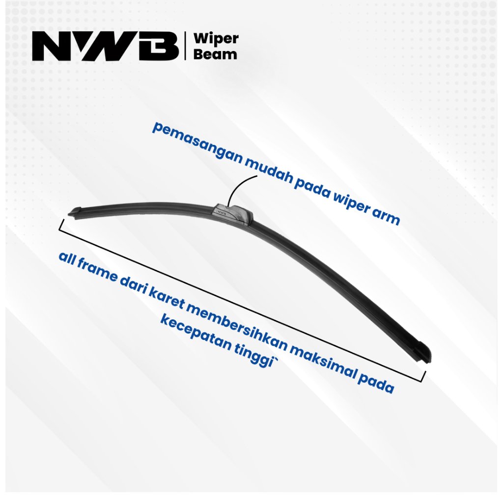 Wiper Mobil Beam / Frameless Toyota Agya (20" & 14") - Image 2