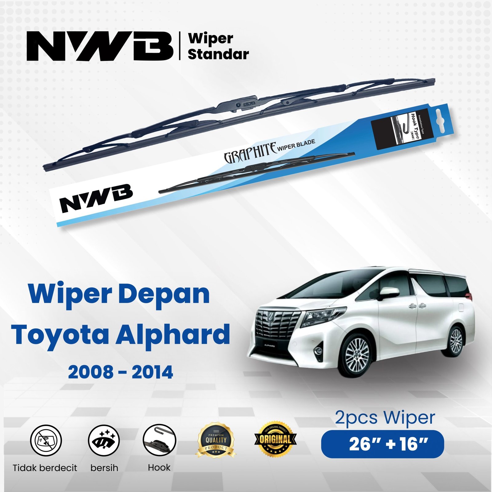 Standar Toyota Alphard 2008 - 2014