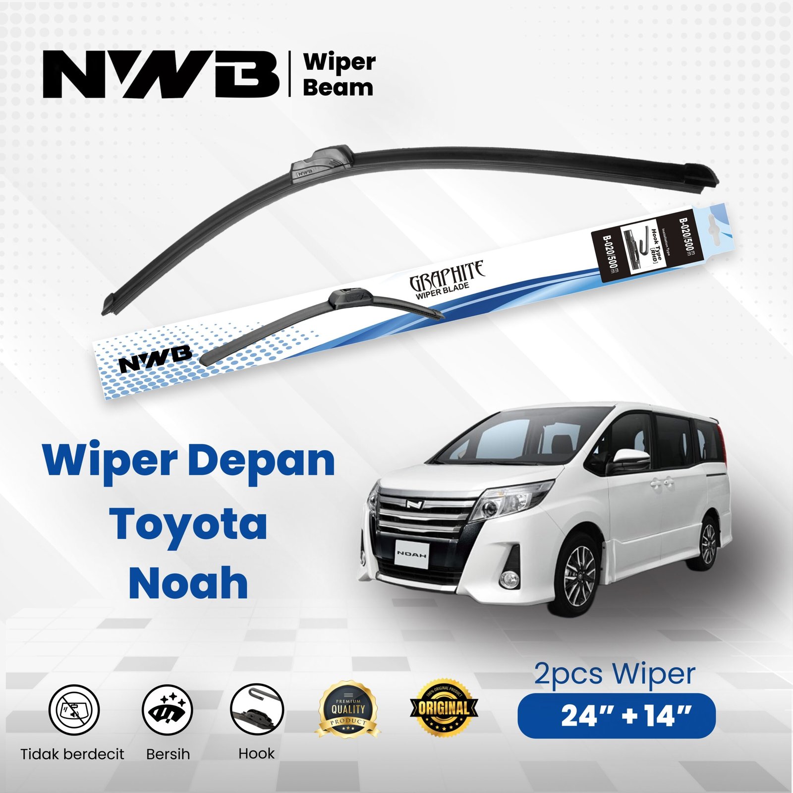 Beam/frameless Toyota Noah/Voxy