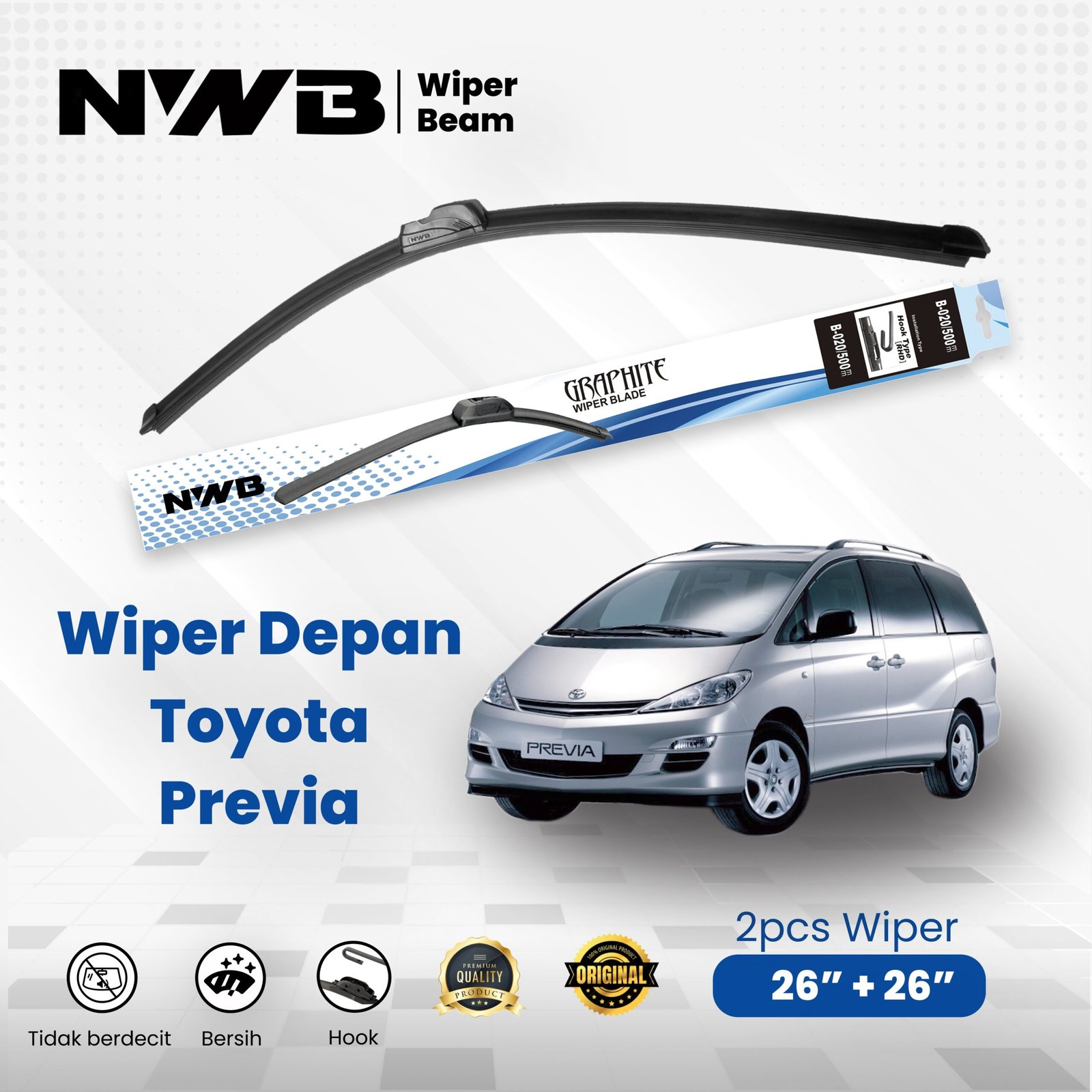 Beam/Frameless Toyota Previa/Estima