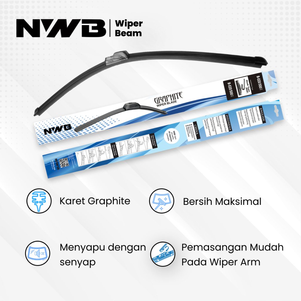 Wiper Mobil Beam / Frameless Toyota Harrier (WPB 24" & 21") - Image 3
