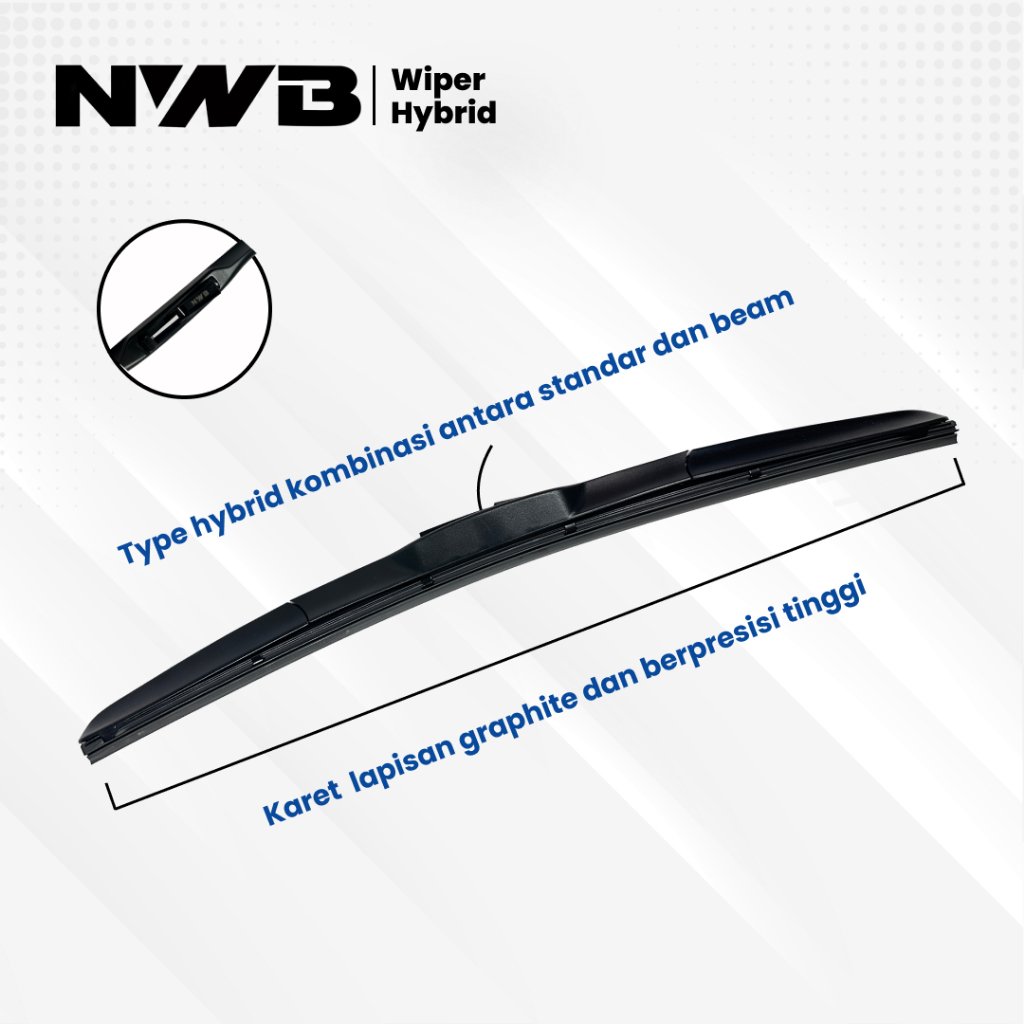 Wiper Mobil Hybrid Toyota Agya (WPH 20" & 14") - Image 6