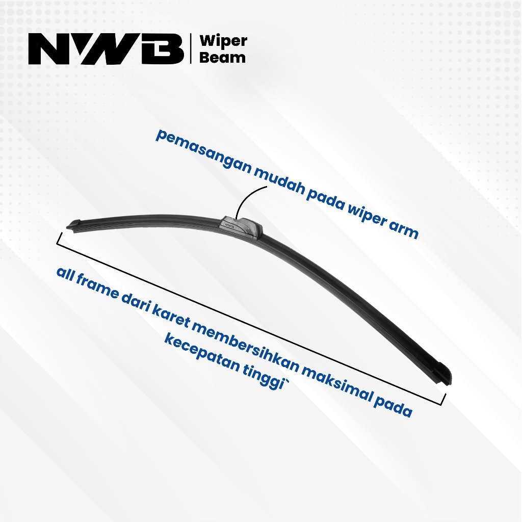 Wiper Mobil Beam / Frameless Toyota Etios (WPB 26") - Image 5