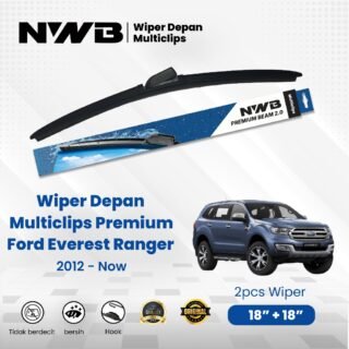 Wiper Mobil Depan Premium Multiclips – Tahan Segala Cuaca, Lebih Awet & Stylish Wiper mobil depan Premium Multiclips hadir dengan desain modern dan teknologi terbaru untuk memberikan pengalaman berkendara yang lebih aman dan nyaman. Dibuat dengan material karet graphite premium, wiper ini mampu menyapu air dengan sempurna, lebih halus, dan tidak meninggalkan goresan pada kaca mobil Anda. Keunggulan Produk: - Cocok untuk berbagai jenis mobil (universal multiclips adaptor). - Terbuat dari karet graphite premium yang lebih awet & tahan lama. - Desain aerodinamis, meminimalisir suara berisik saat digunakan. - Tahan segala cuaca, baik panas maupun hujan deras. - Mudah dipasang tanpa perlu peralatan tambahan. Varian Ukuran: Tersedia dalam berbagai ukuran sesuai kebutuhan mobil Anda. Rekomendasi: Wajib dimiliki untuk menjaga visibilitas tetap maksimal di segala kondisi jalan. Catatan Penting: Sebelum membeli, pastikan mengkonfirmasi atau tanyakan terlebih dahulu ke admin terkait tipe mobil Anda agar ukuran wiper + adaptor yang dikirim benar-benar sesuai dan optimal digunakan. Premium Multiclips