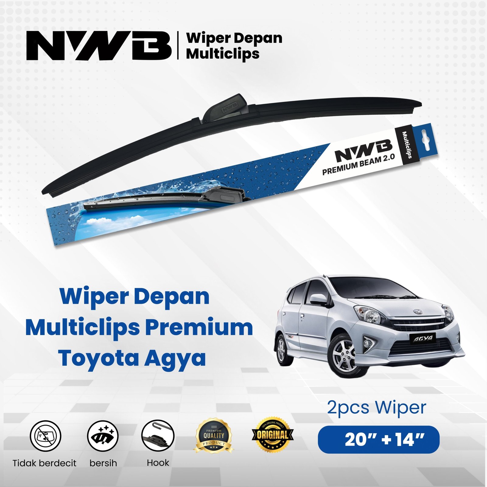 Multiclips Premium Toyota Agya