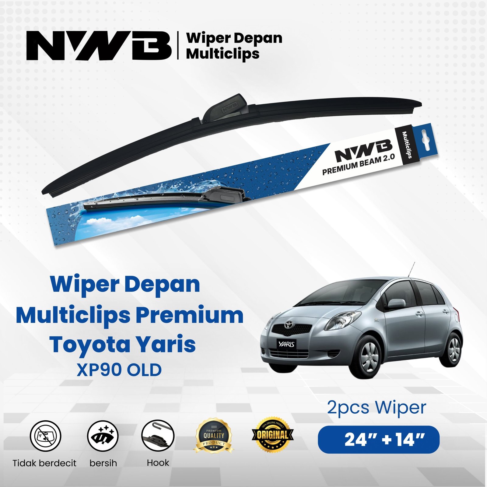 Multiclips Premium Toyota Yaris XP90 OLD