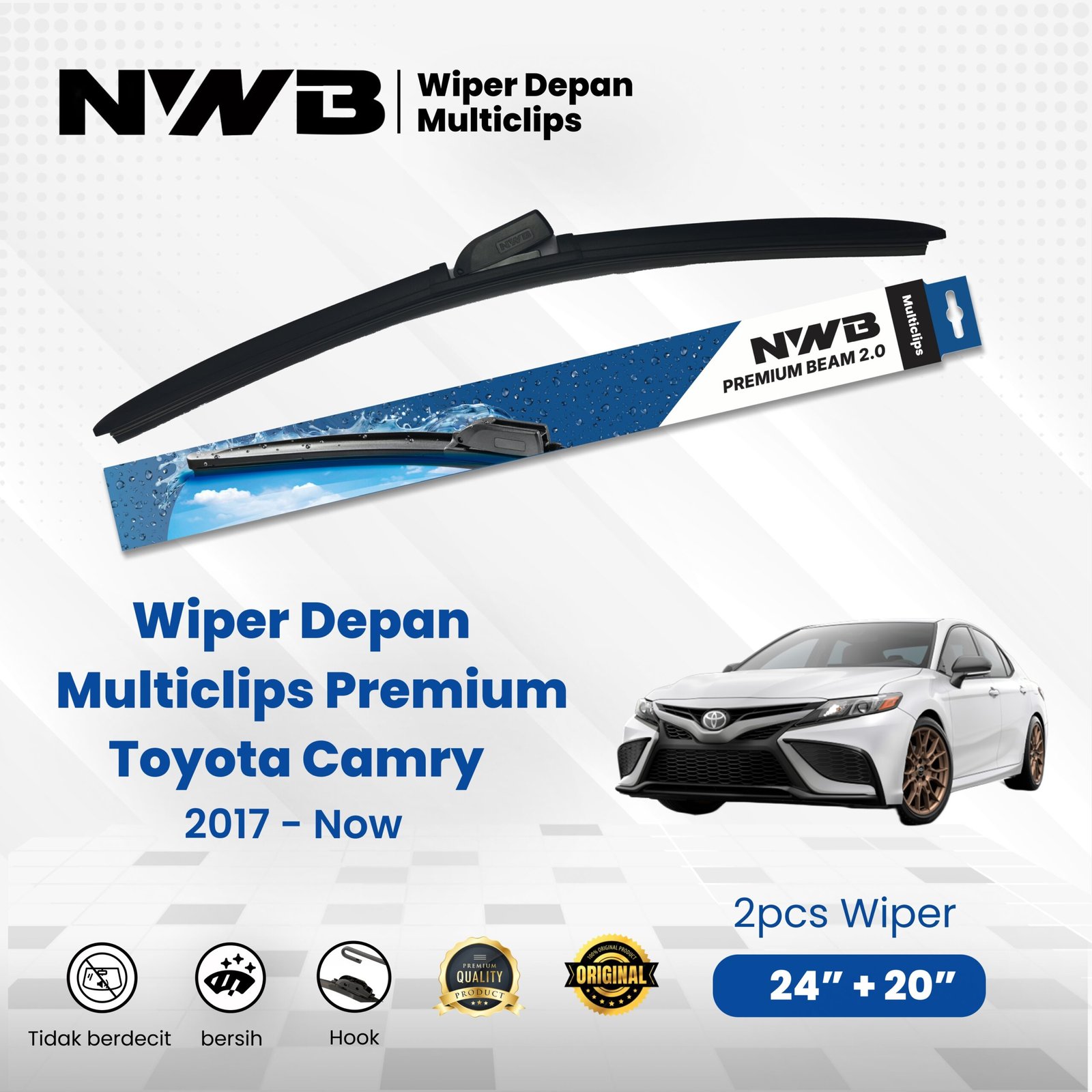 Multiclips Premium Toyota Camry 2017-Now