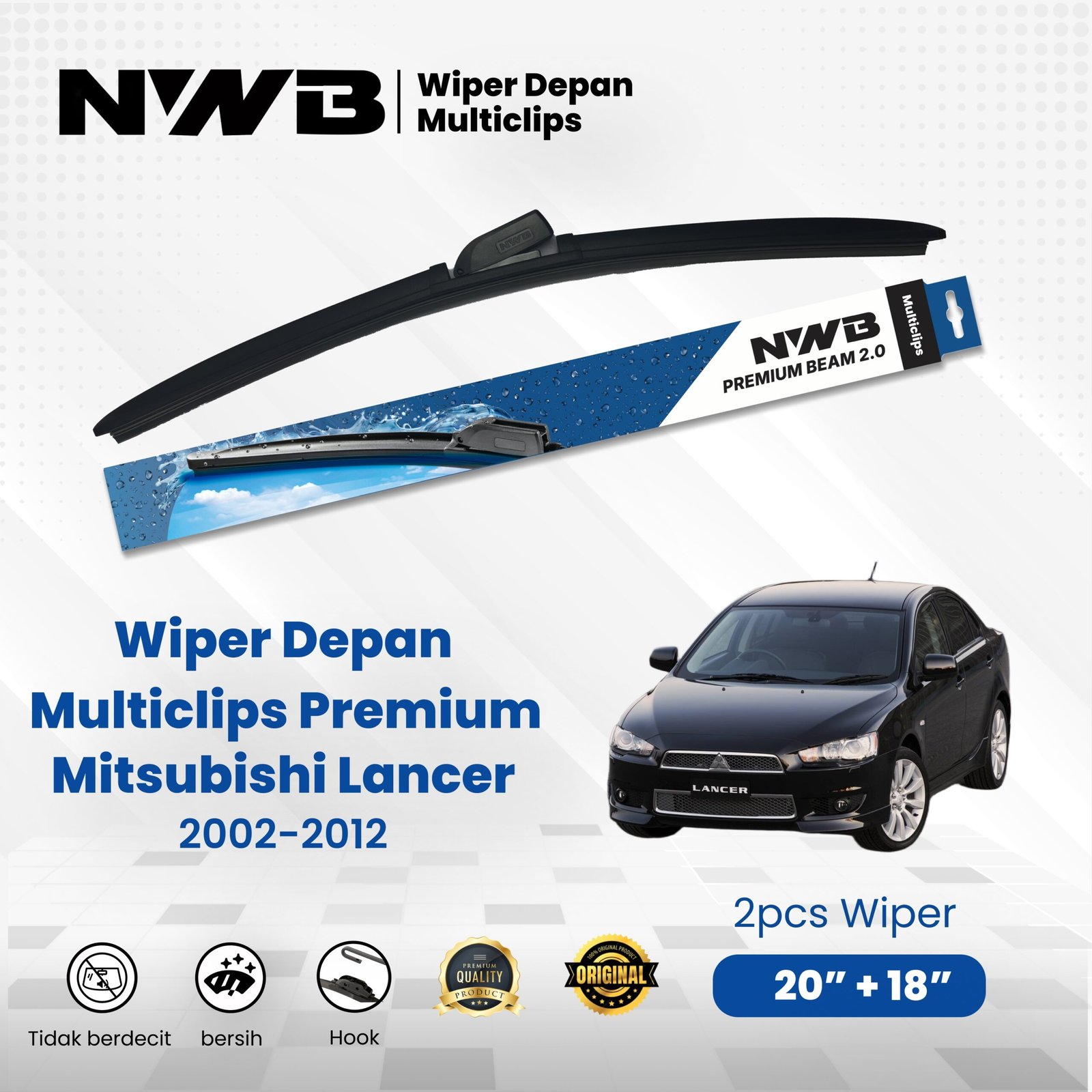 Multiclips Premium Mitsubishi Lancer 2002-2012