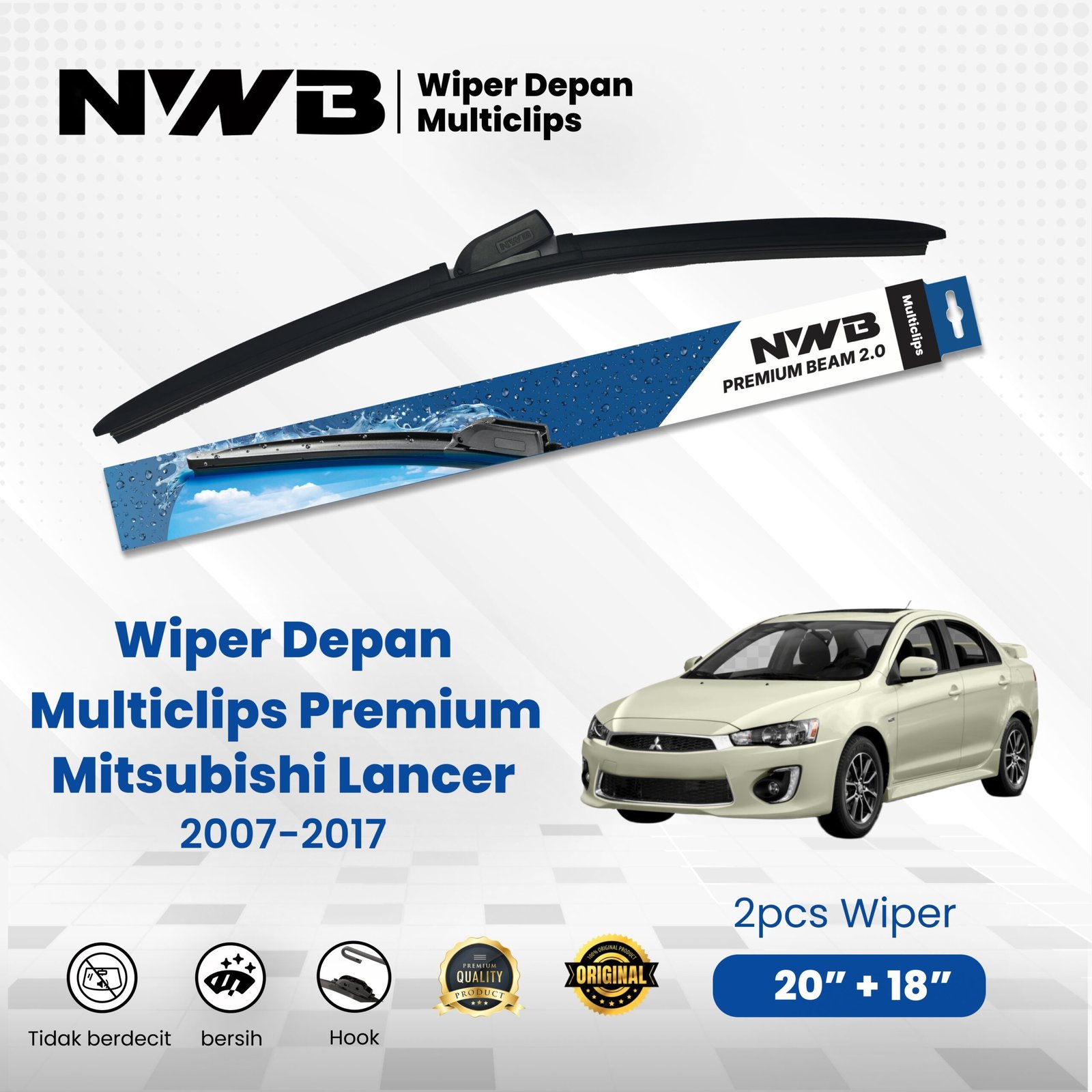 Multiclips Premium Mitsubishi Lancer 2007-2017