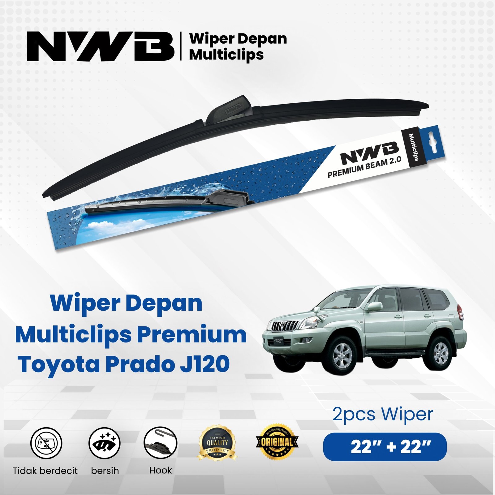 Multiclips Premium Toyota Prado J120