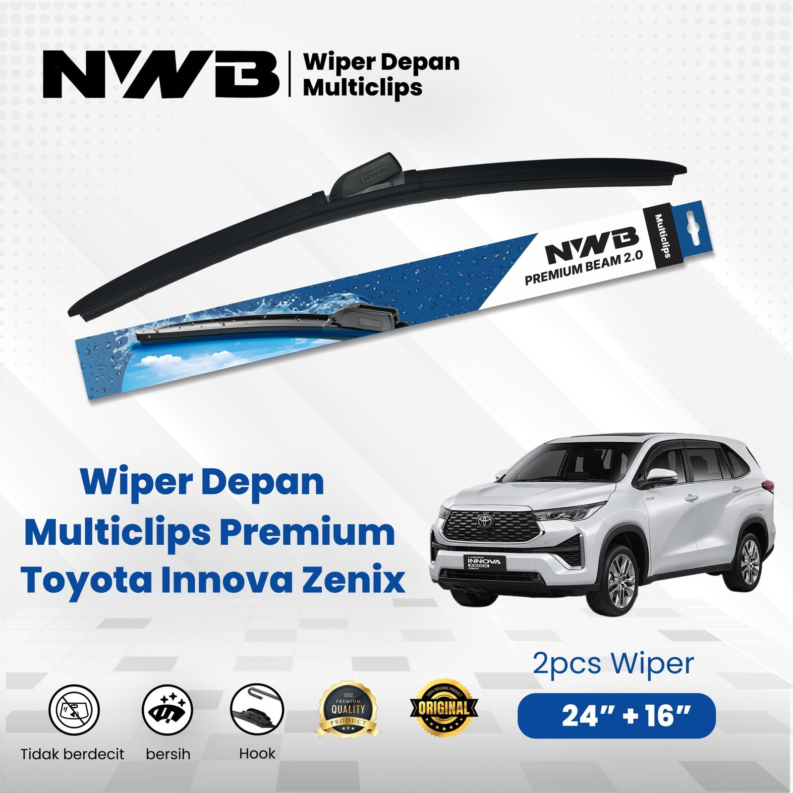 Multiclips Premium Toyota Innova Zenix