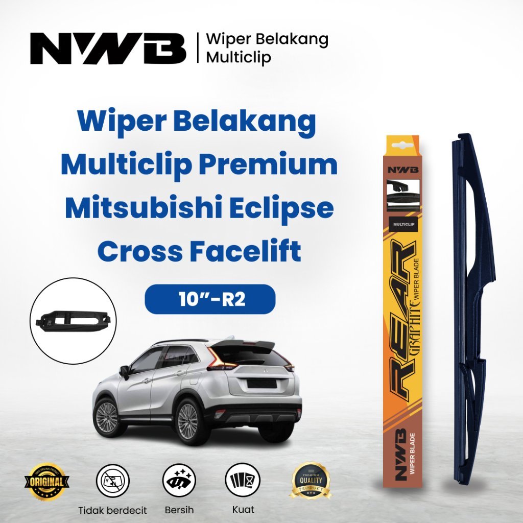 Wiper Belakang Multiclips Premium Mitsubishi Eclipse Cross Facelift