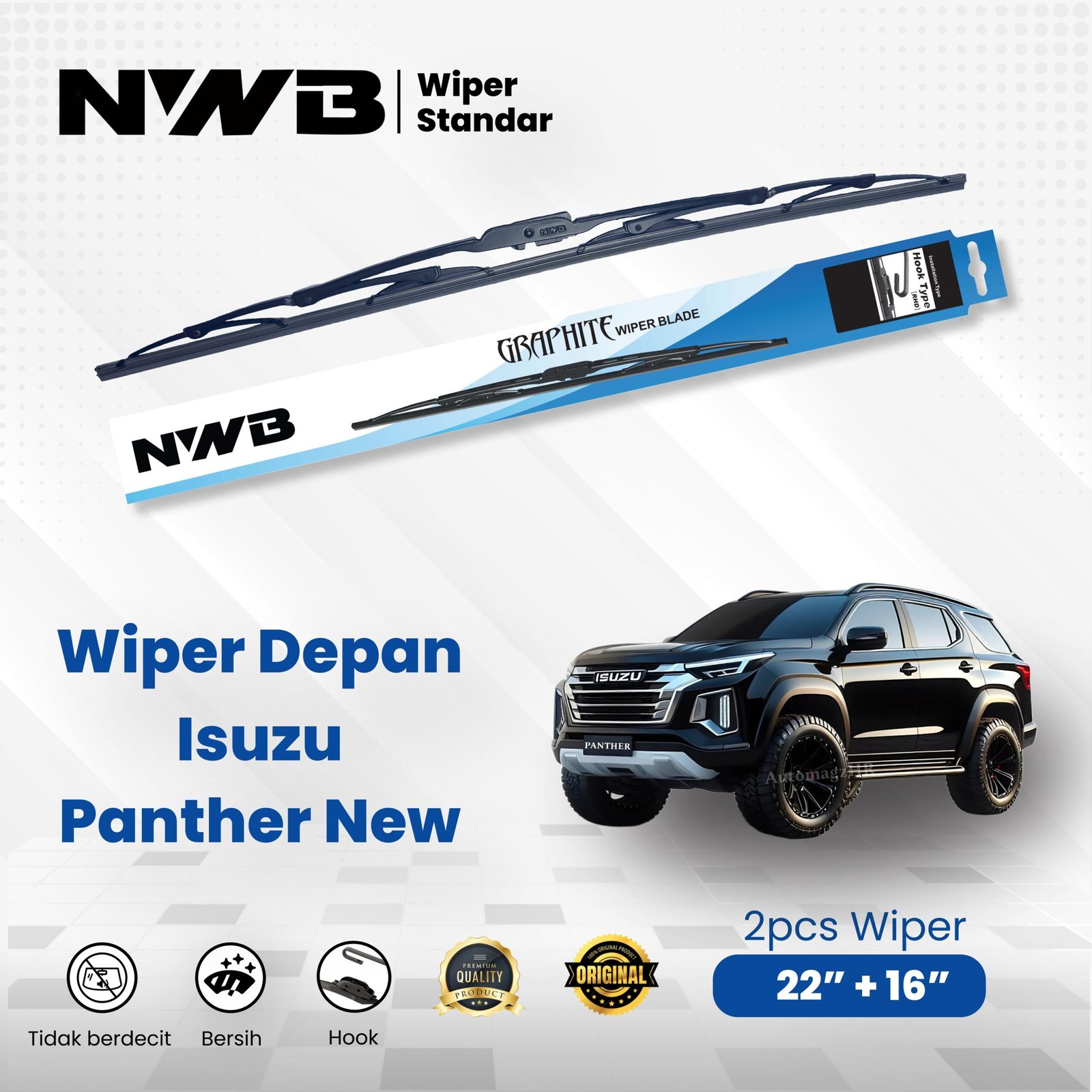 Wiper Mobil Standar Isuzu Panther New