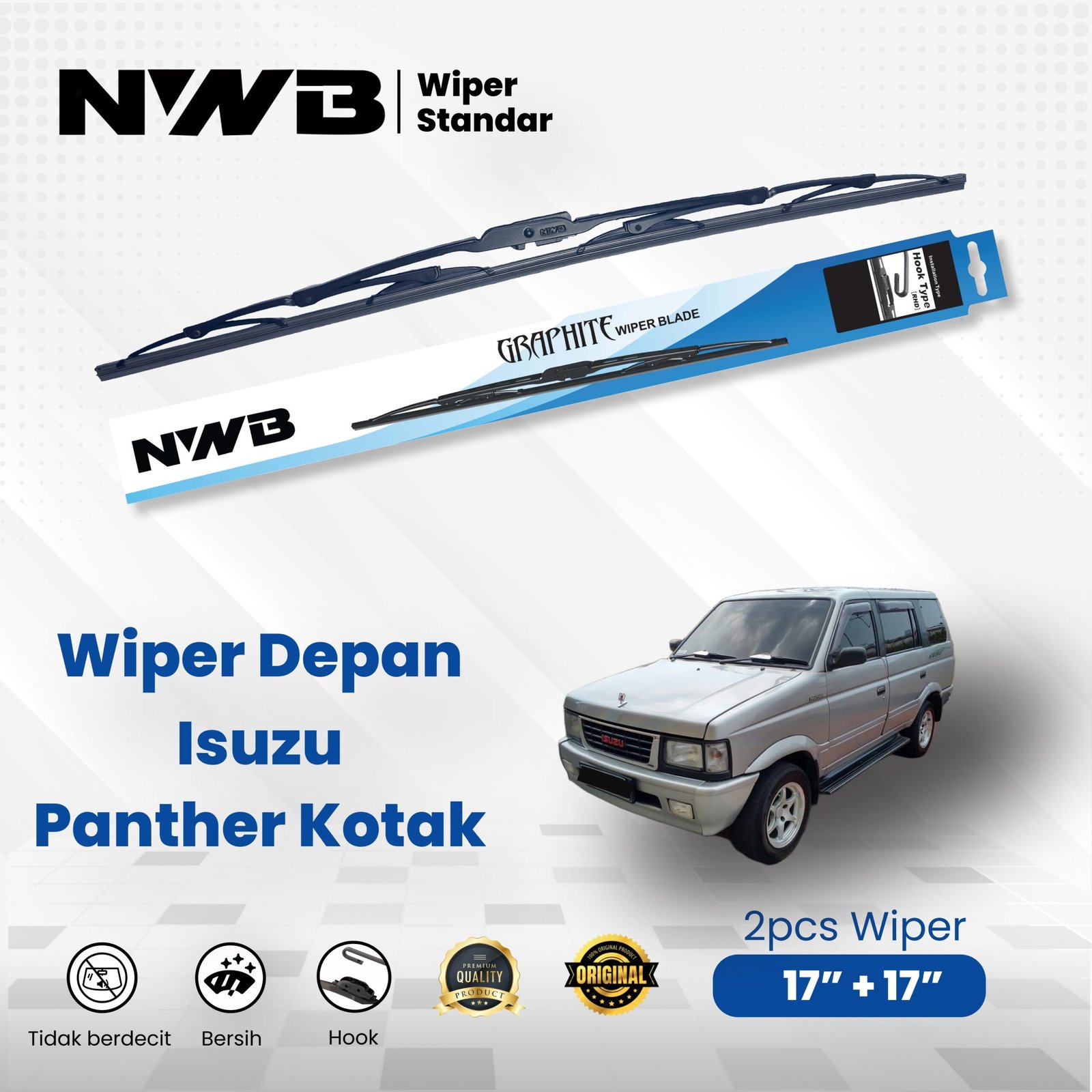 Wiper Mobil Standar Isuzu Panther Kotak