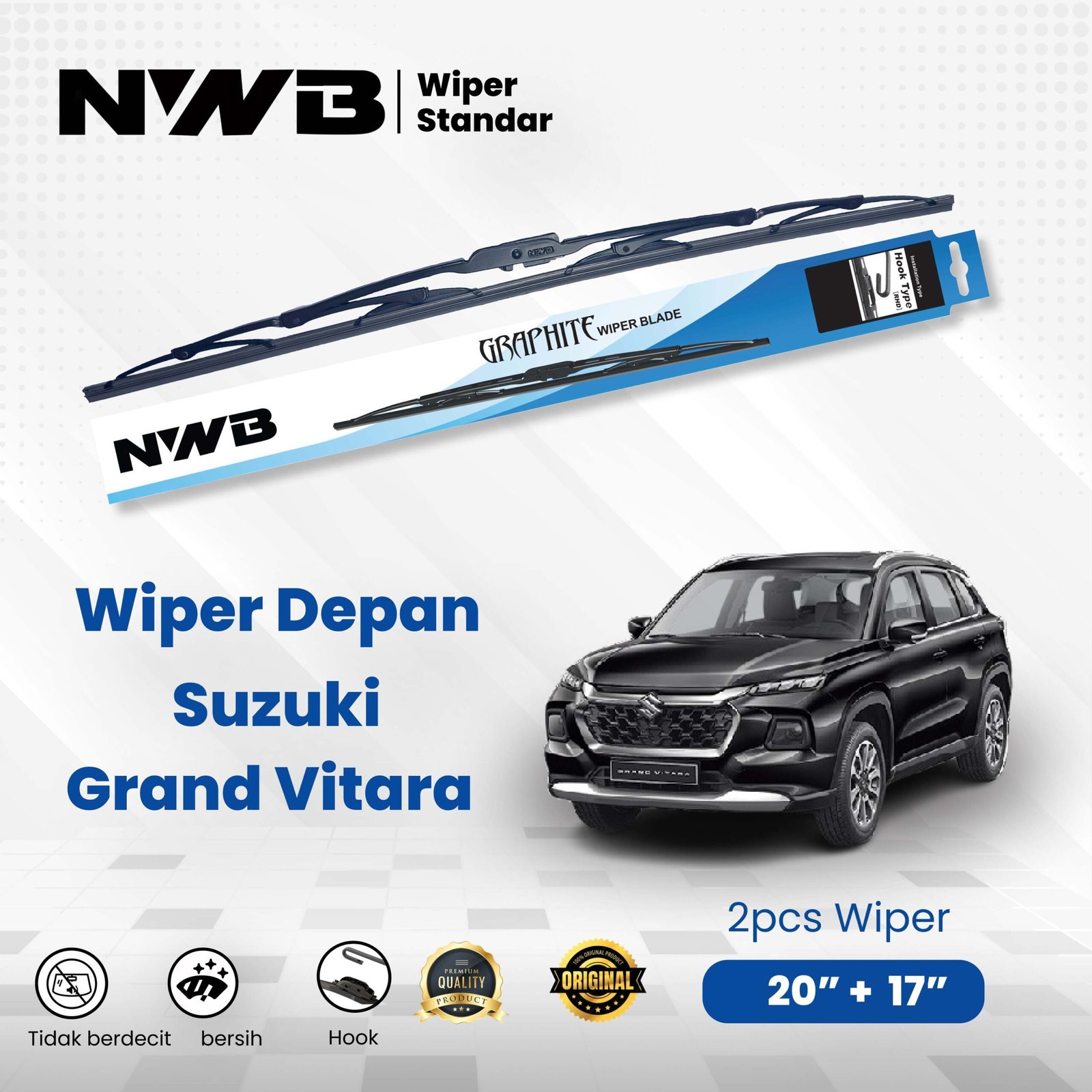 Wiper Mobil Standar Suzuki Grand Vitara