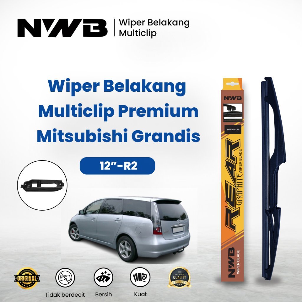 Wiper Belakang Multiclips Premium Mitsubishi Grandis