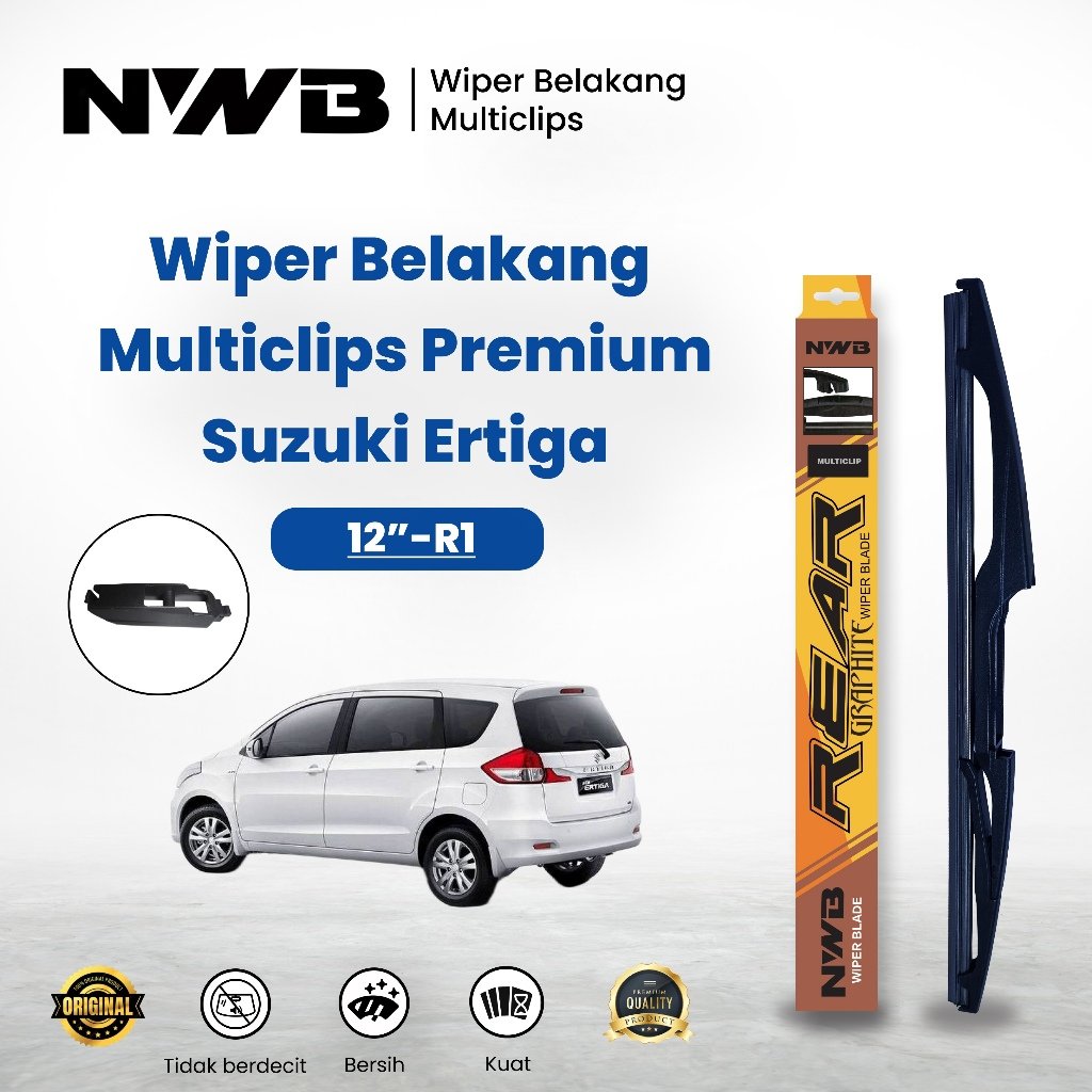 Wiper Belakang Multiclips Premium Suzuki Ertiga