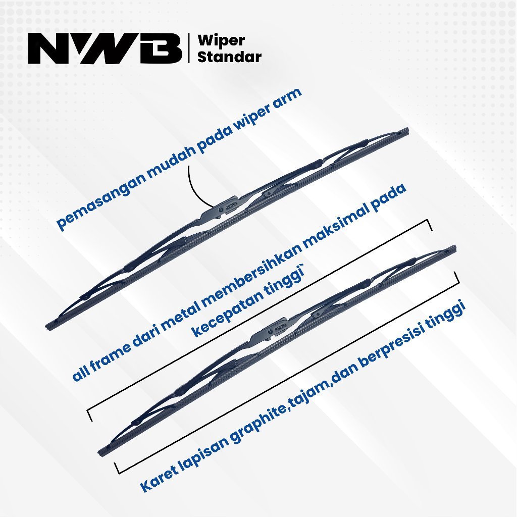 Wiper Mobil Standar Ford Escape (WPS 20" & 20") - Image 3