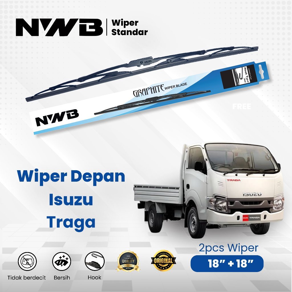 Wiper Mobil Standar Isuzu Traga