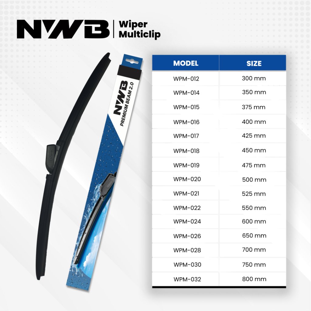 Wiper Mobil Multiclips Premium Chevrolet Spin (WPM 22" & 18") - Image 8