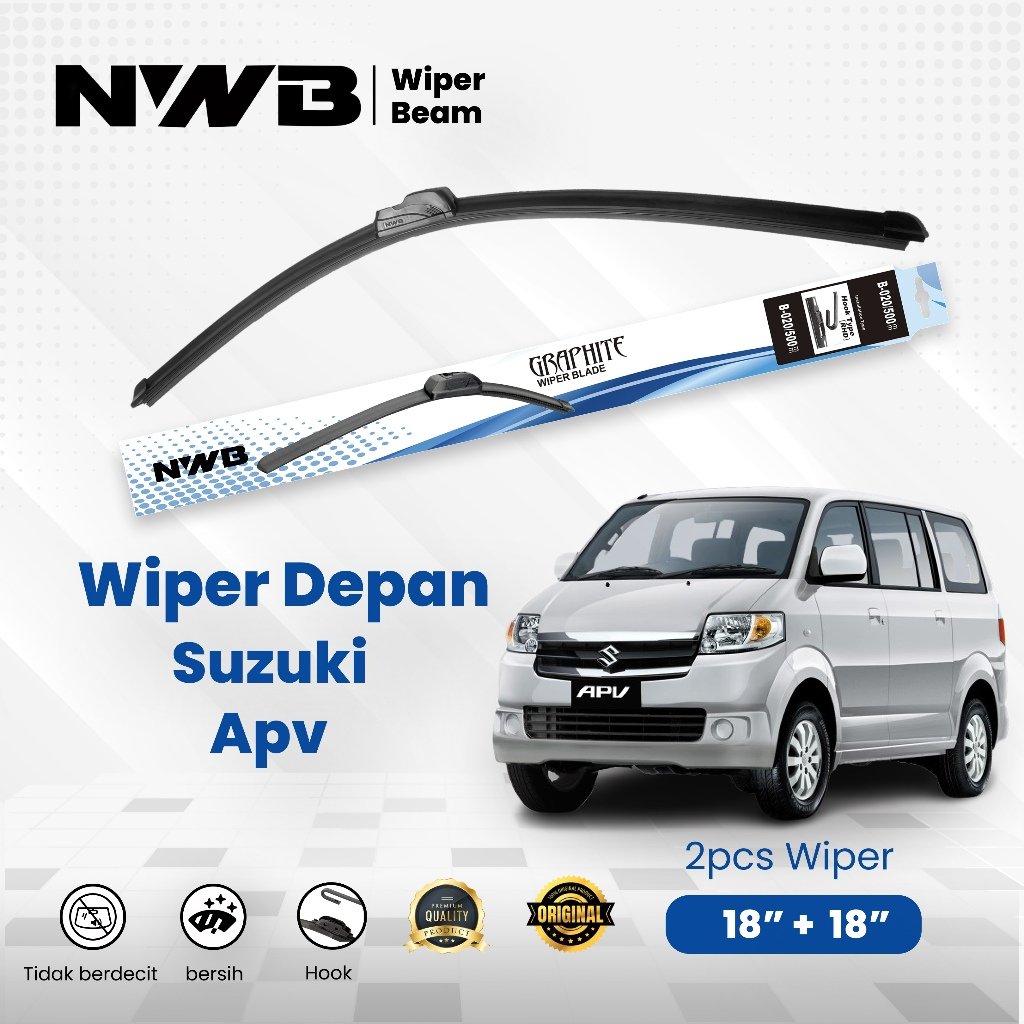 Wiper Mobil Beam/Frameless Suzuki APV
