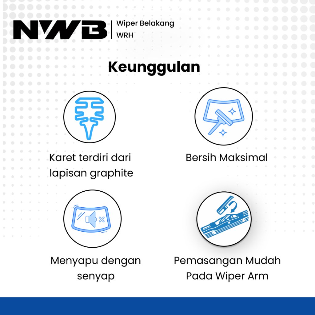 Wiper Belakang Mobil Suzuki Grand Vitara 2023 (WRH-10") - Image 6