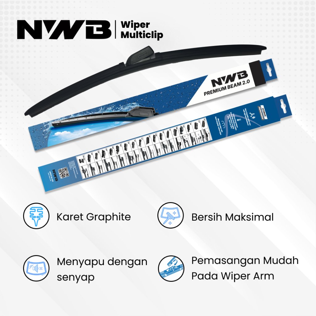 Wiper Mobil Multiclips Premium Chevrolet Spin (WPM 22" & 18") - Image 7
