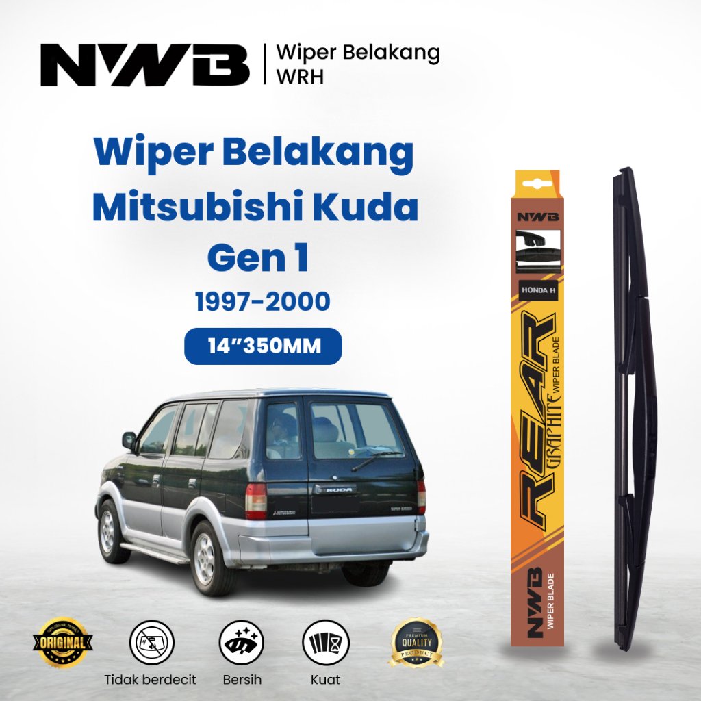 Wiper Belakang Mobil Mitsubishi Kuda Gen 1 1997 - 2000