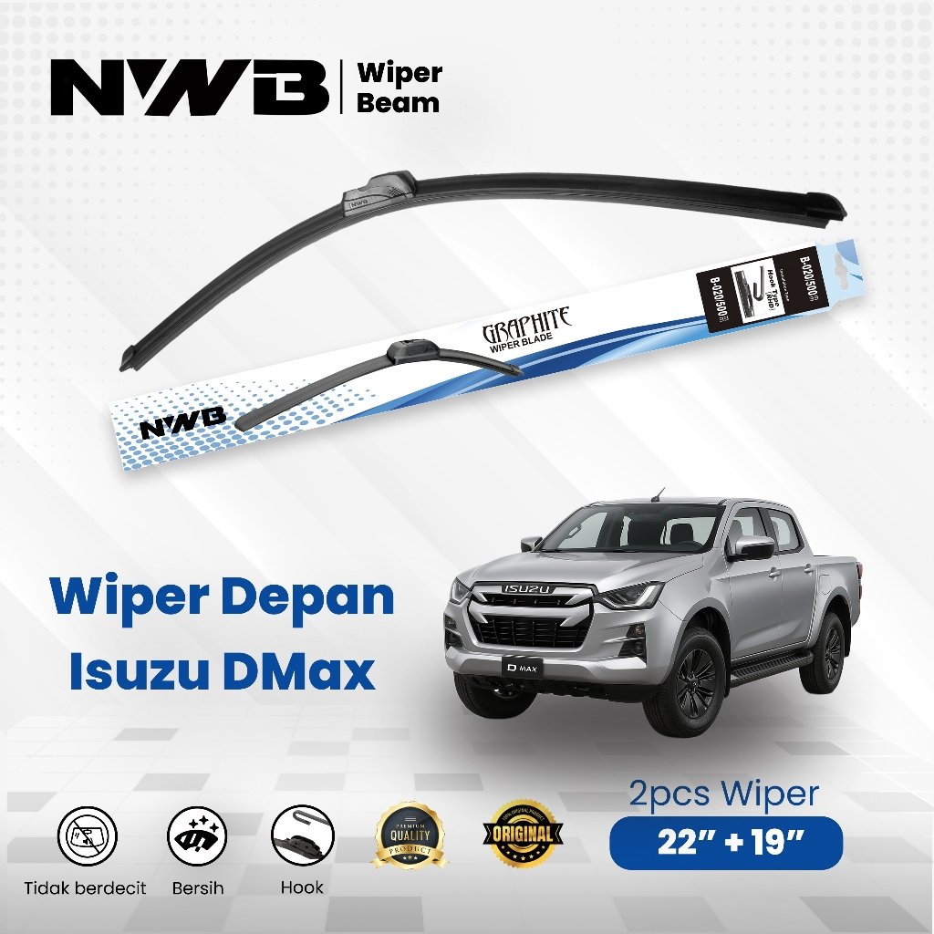 Wiper Mobil Beam/Frameless Isuzu D-Max