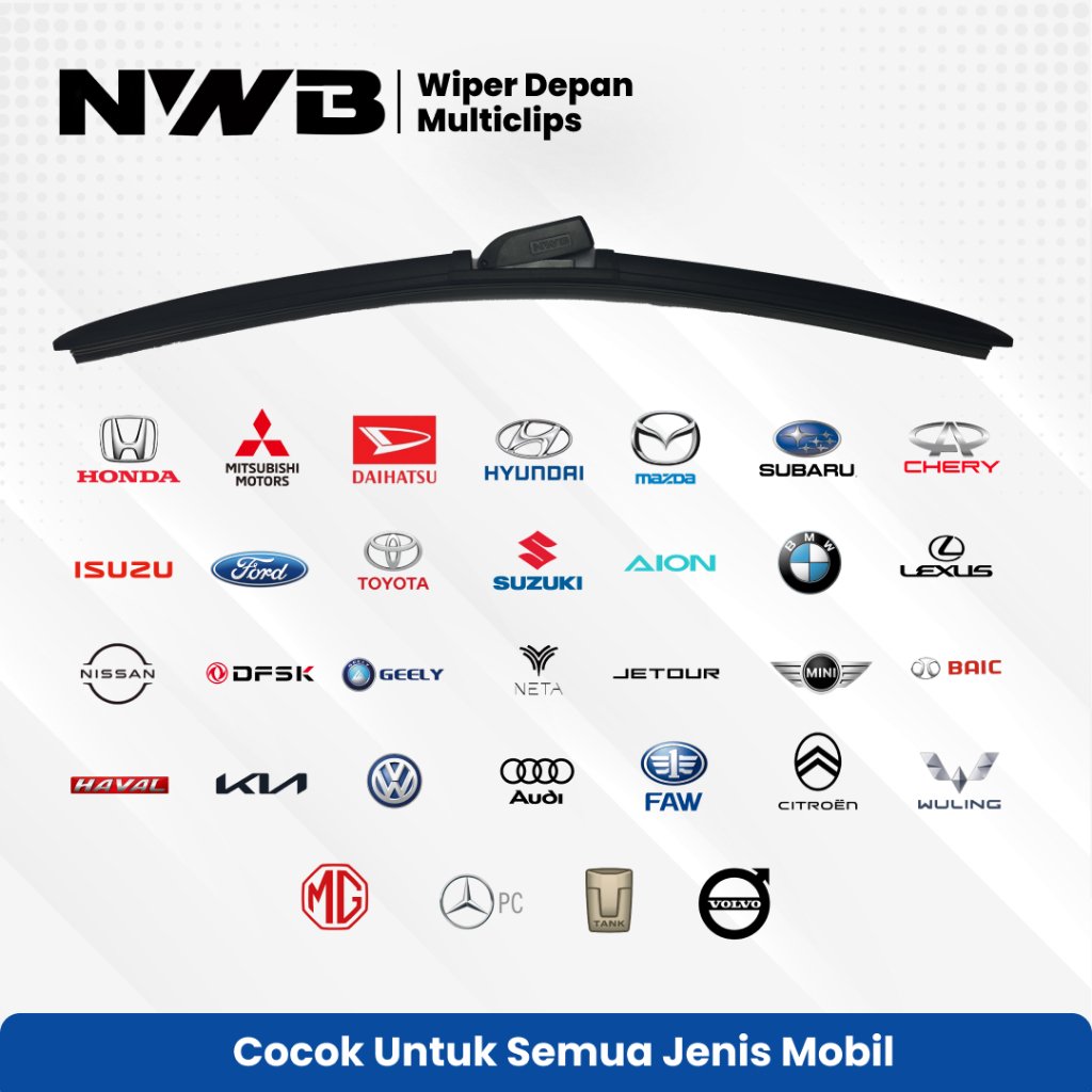 Wiper Mobil Multiclips Premium Chevrolet Spin (WPM 22" & 18") - Image 3