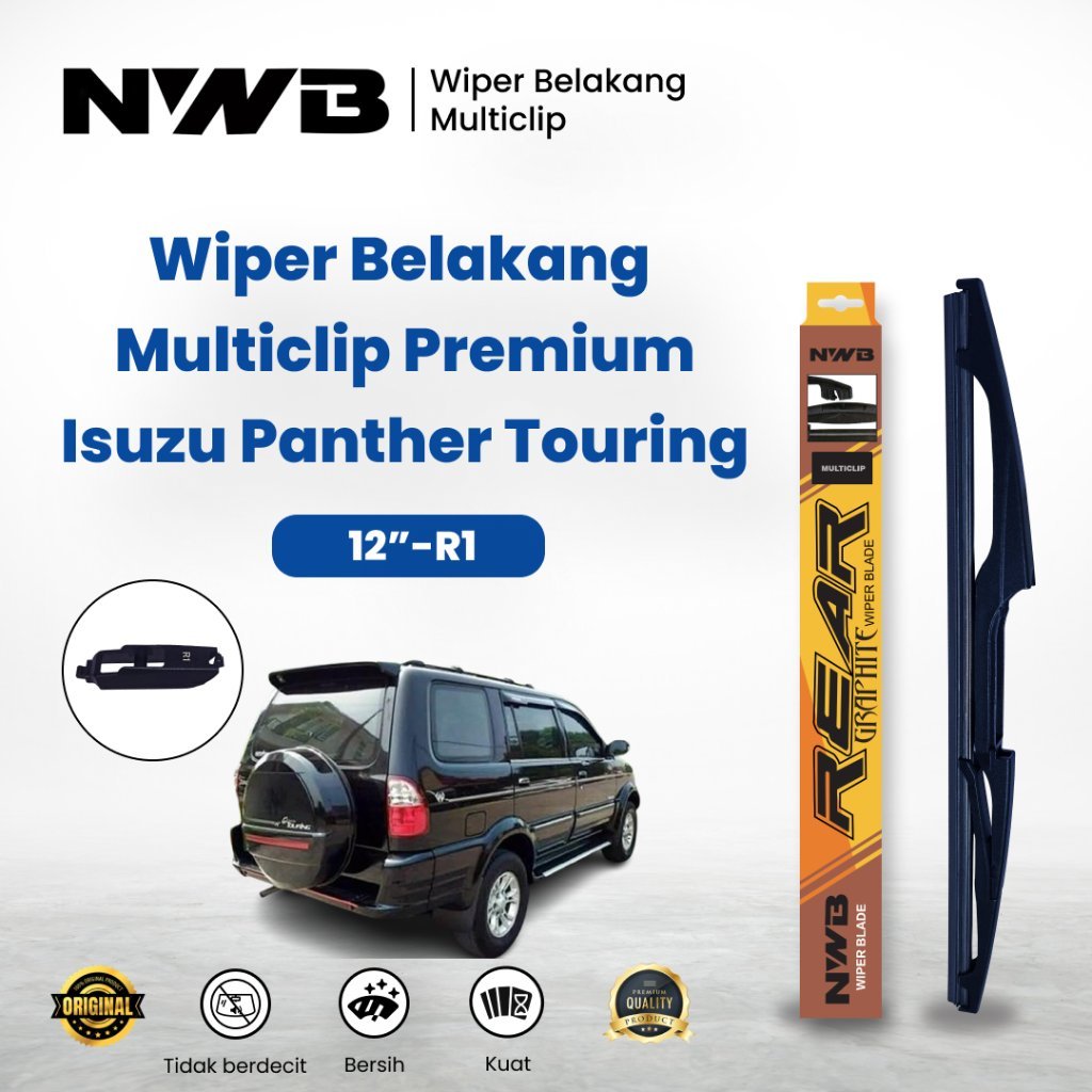 Wiper Belakang Multiclips Premium Isuzu Panther Touring
