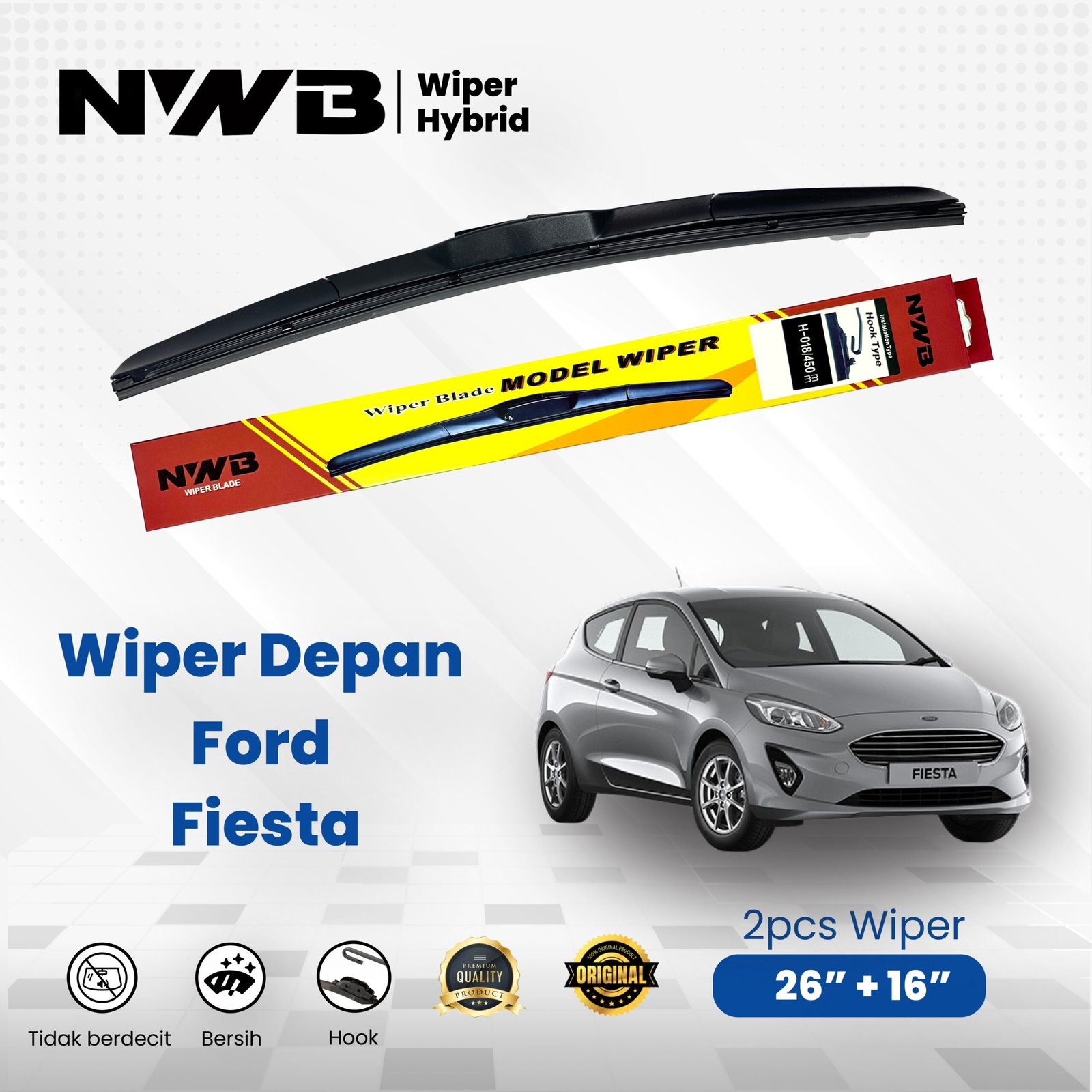 Wiper Mobil Hybrid Ford Fiesta