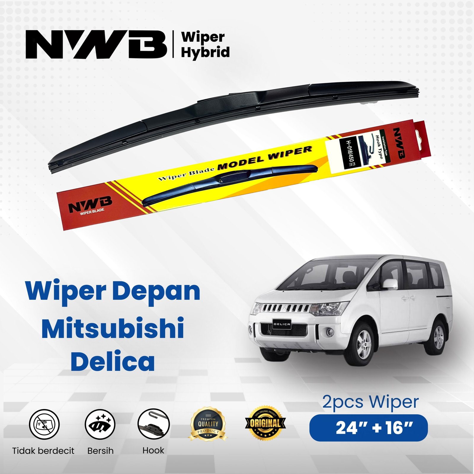 Wiper Mobil Hybrid Mitsubishi Delica