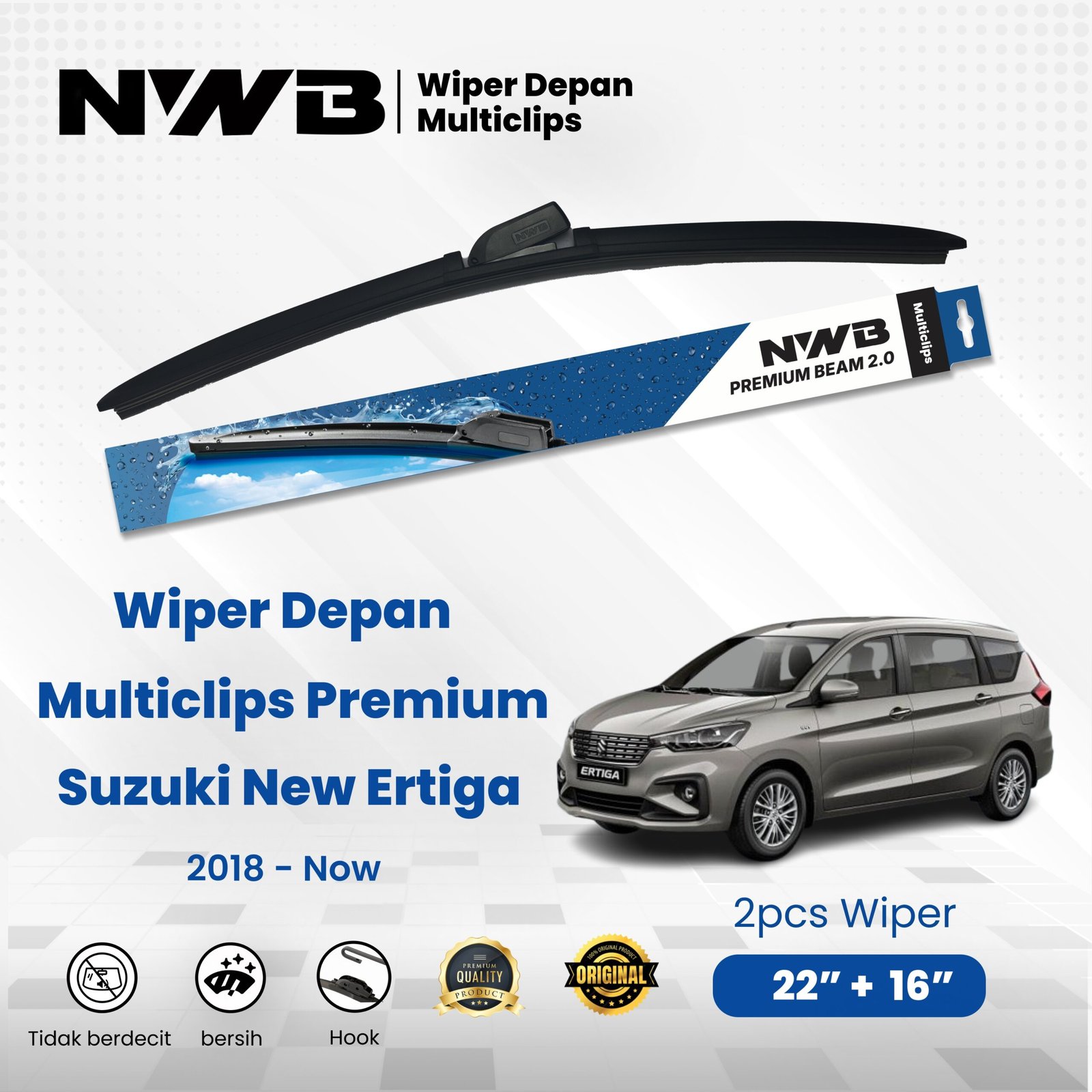 Multiclips Premium Suzuki New Ertiga 2018 - Now