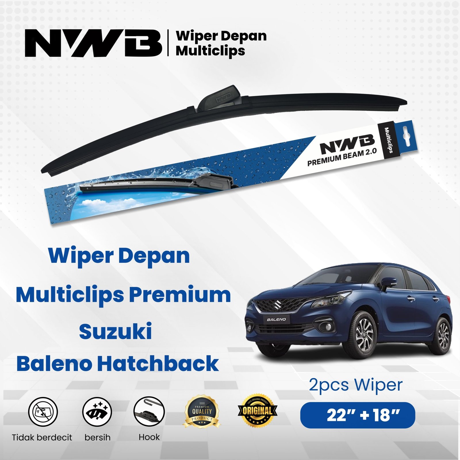 Multiclips Premium Suzuki Baleno Hatchback